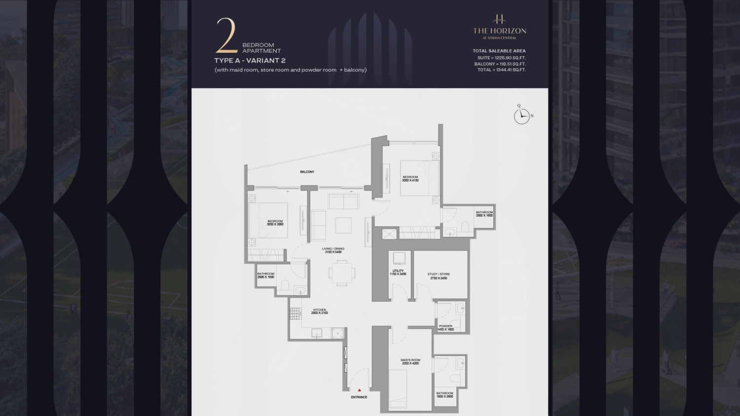 2 BR - Type A